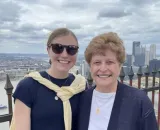 Abby Matheny and her grandmother Thea Stover